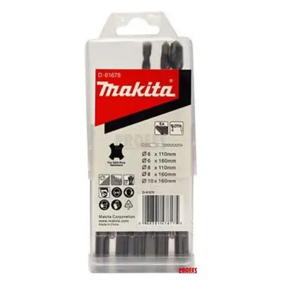 Makita Příslušenství - Sada vrtáků do zdiva SDS Plus, 5 ks D-61678