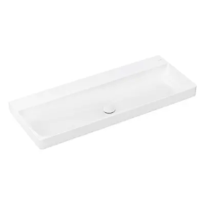 Hansgrohe Xelu Q - Umyvadlo 120x48 cm, bez přepadu, bez otvoru pro baterii, SmartClean, bílá 610