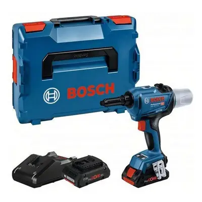 Bosch Nářadí - 18V AKU nýtovací pistole, 2x aku 18 V ProCORE 4,0 Ah, nabíječka 06019K5001