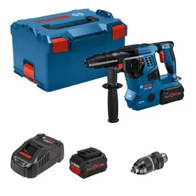 Bosch Nářadí - 18V AKU vrtací kladivo SDS Plus, 2x aku 8,0 Ah ProCORE, nabíječka 0611921002