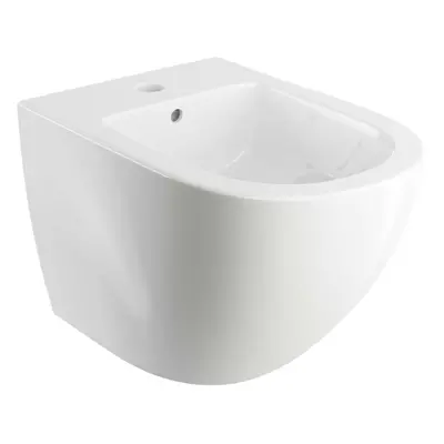 OMNIRES Ottawa - Závěsný bidet, otvor pro baterii, bílá OTTAWABIBP