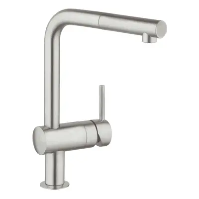 Grohe Minta - Dřezová baterie s výsuvnou koncovkou, supersteel 32168DC0