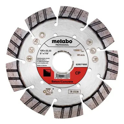 Metabo Příslušenství - Diamantový řezný kotouč na beton 125x22,23 mm 628571000