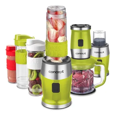 Concept - Smoothie mixér Fresh&Nutri, s příslušenstvím, zelená sm3393