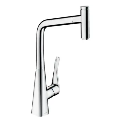 Hansgrohe M71 - Dřezová baterie Metris Select s výsuvnou koncovkou, sBox, EcoSmart, chrom 738070