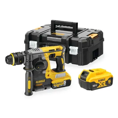 DeWALT Nářadí - 18V AKU kombinované kladivo SDS Plus, 2x aku 5,0 Ah XR, nabíječka DCH273P2T