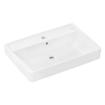 Hansgrohe Xanuia Q - Umyvadlo 70x48 cm, s přepadem, otvor pro baterii, SmartClean, bílá 61132450