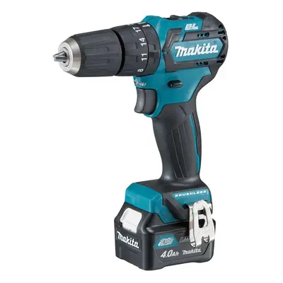 Makita Nářadí - 10,8V AKU vrtací šroubovák s příklepem, 2x aku 4,0 Ah, nabíječka HP332DSME