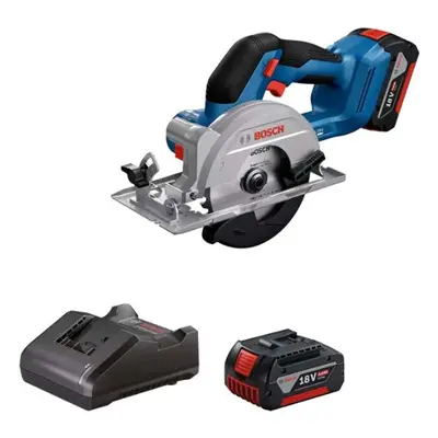 Bosch Nářadí - 18V AKU okružní pila 140 mm, 2x aku 4,0 Ah Li-Ion, nabíječka 06019M3122