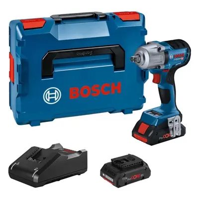 Bosch Nářadí - 18V AKU rázový utahovák, 2x aku 4,0 Ah, nabíječka 06019K4102