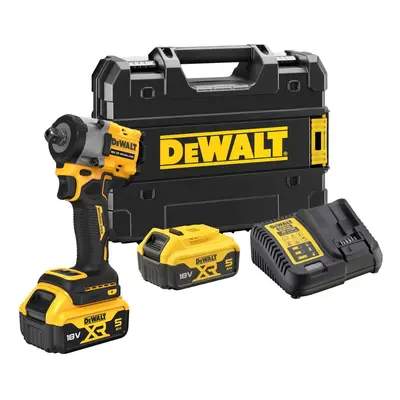 DeWALT Nářadí - 18V AKU rázový utahovák, 2x aku 5,0 Ah XR, nabíječka DCF922P2T