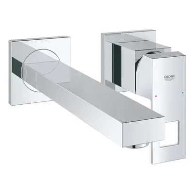 Grohe Eurocube - Umyvadlová baterie pod omítku, 2-otvorová instalace, chrom 23447000