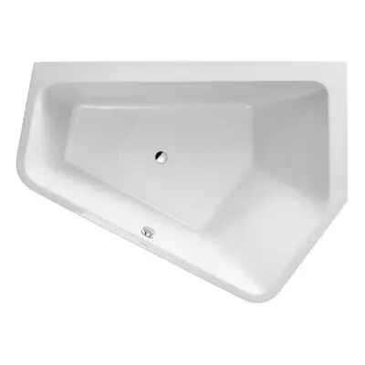 Duravit Paiova 5 - Vana asymetrická, 190x140 cm, s panelem, pravá, bílá 700397000000000