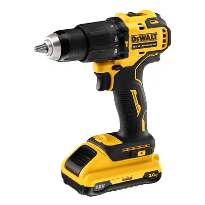 DeWALT Nářadí - 18V AKU vrtačka s příklepem, 2x aku 2,0 Ah Li-Ion, nabíječka DCD709D2T