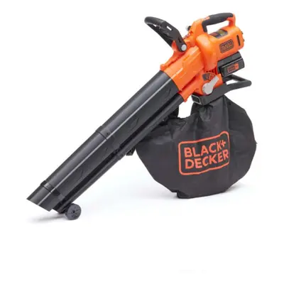 BLACK+DECKER Zahradní technika - 36V AKU zahradní vysavač 3v1, 1x aku 2,5 Ah Li-ion, nabíječka B