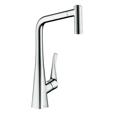 Hansgrohe M71 - Dřezová baterie M7116-H320 s výsuvnou sprškou, sBOX, chrom 73801000