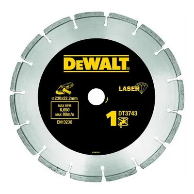 DeWALT Příslušenství - Diamantový řezný kotouč na běžné stavební materiály 230x22,2 mm DT3743