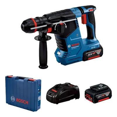 Bosch Nářadí - 18V AKU vrtací kladivo, 2x aku 5,0 Ah, nabíječka 0611923121