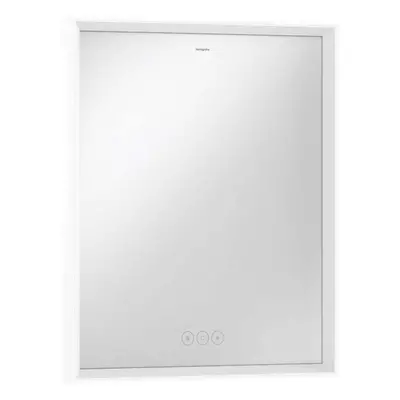 Hansgrohe Xarita E - Zrcadlo s LED osvětlením a vyhříváním, 60x70 cm, dotykový senzor, matná bíl