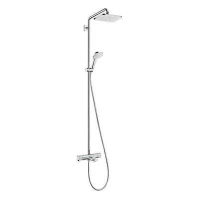 Hansgrohe Croma - Sprchový set s vanovým termostatem, 28x17 cm, 3 proudy, chrom 27687000