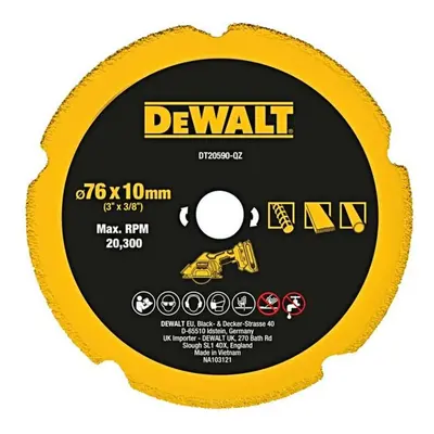 DeWALT Příslušenství - Diamantový řezný kotouč 76x10 mm DT20590