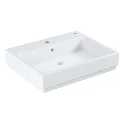 Grohe Cube Ceramic - Umyvadlo s přepadem, 60x49 cm, PureGuard, alpská bílá 3947700H