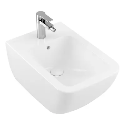 Villeroy & Boch Venticello - Závěsný bidet, s 1 otvorem pro baterii, alpská bílá 44110001