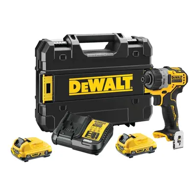 DeWALT Nářadí - 12V AKU šroubovák, 2x akumulátor 2,0 Ah XR DCF601D2