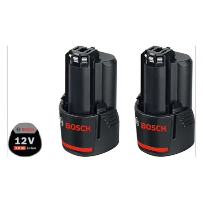 Bosch Příslušenství - 12V akumulátor Li-Ion GBA 3,0 Ah, 2 kusy 1600A00X7D