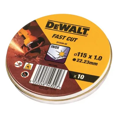 DeWALT Příslušenství - Řezný kotouč na kov 115x22,5 mm, 10 ks DT3506