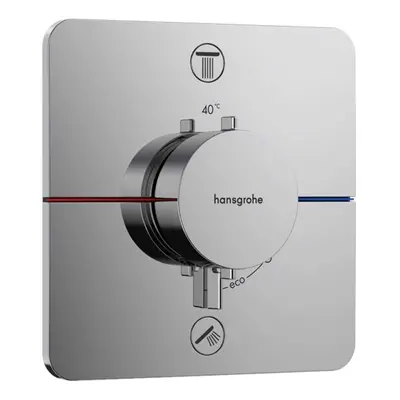 Hansgrohe ShowerSelect Comfort - Termostatická baterie pod omítku, pro 2 spotřebiče, chrom 15583