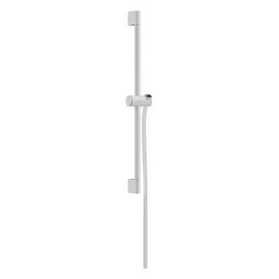 Hansgrohe Unica - Sprchová tyč 67 cm, se sprchovou hadicí, matná bílá 24400700