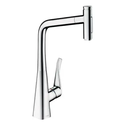 Hansgrohe M71 - Dřezová baterie Metris Select s výsuvnou sprškou, chrom 73820000