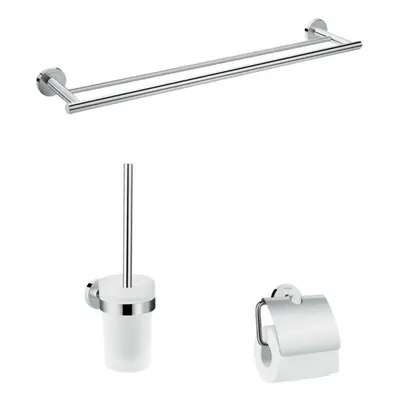 Hansgrohe Logis Universal - Sada doplňků do koupelny, chrom 41727000