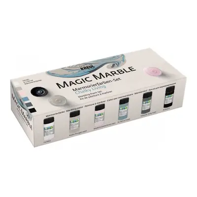 Kreul Sada Mramorovací barva Magic Marble Křídové barvy 6 x 20 ml