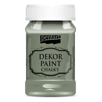 Pentart Křídová a dekorační barva PENTART 100 ml KHAKI ZELENÁ