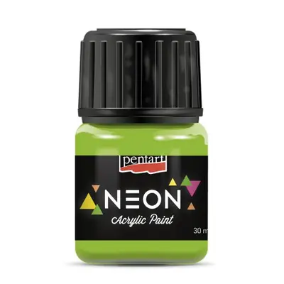 Pentart Akrylová barva NEON PENTART 30 ml ZELENÁ