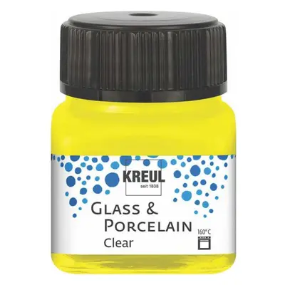 Kreul Barva na sklo a porcelán clear 20 ml ŽLUTÁ