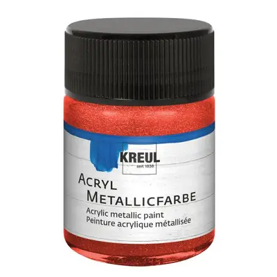 Kreul Akrylová barva metalická KREUL 50 ml ČERVENÁ