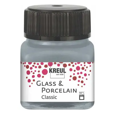 Kreul Barva na sklo a porcelán classic 20 ml STŘÍBRNÁ