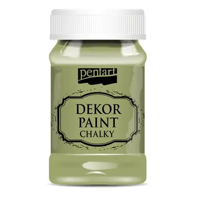 Pentart Křídová a dekorační barva PENTART 100 ml OLIVOVÁ