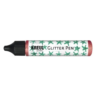 Kreul 3D Glitter Pen KREUL 29 ml ČERVENÁ