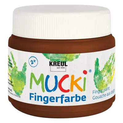 Mucki Prstová barva MUCKI hnědá 150 ml