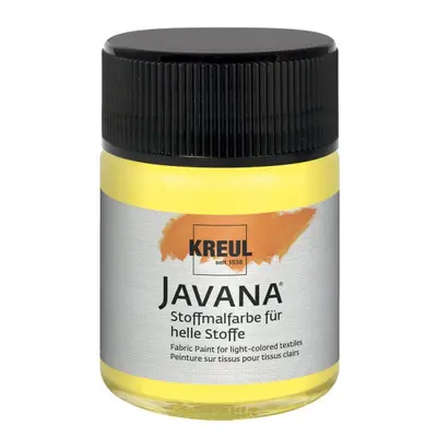 Kreul Barva na světlý textil JAVANA 50 ml ŽLUTÁ