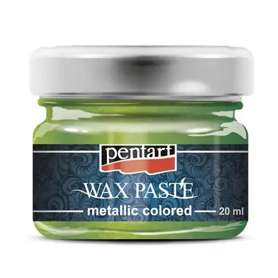 Pentart Vosková pasta barevná metalická PENTART 20 ml ZELENÁ