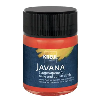 Kreul Barva na světlý a tmavý textil JAVANA 50 ml ČERVENÁ