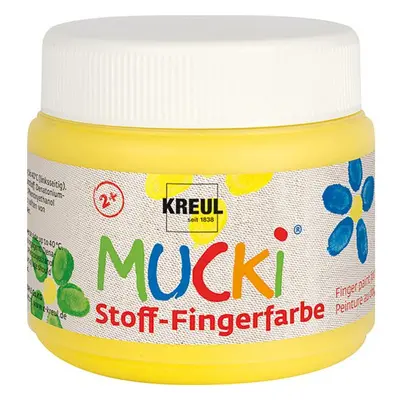 Mucki Prstová barva na textil MUCKI 150 ml ŽLUTÁ