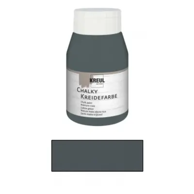 Kreul Křídová barva CHALKY PAINT 500 ml vulkanická šedá