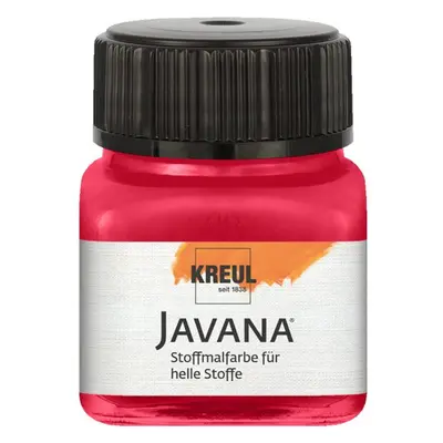 Kreul Barva na světlý textil JAVANA 20 ml KARMÍNOVÁ