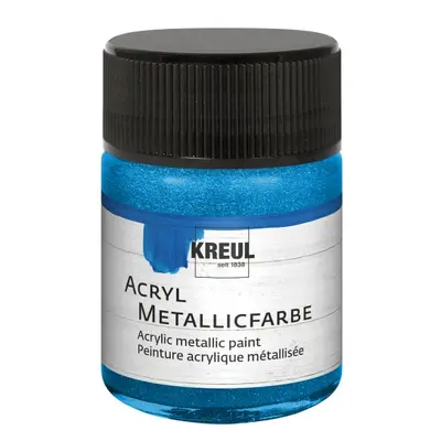 Kreul Akrylová barva metalická KREUL 50 ml MODRÁ